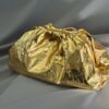 Bottega Veneta Metallic Leather Pouch Maxi Clutch