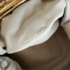 Bottega Veneta Metallic Leather Pouch Maxi Clutch