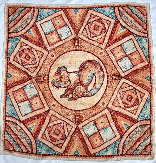 Fendi Squirrel Foulard (anni’80) -