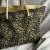 Fendi Vintage Monogram Zucca Roll Bag (2001)