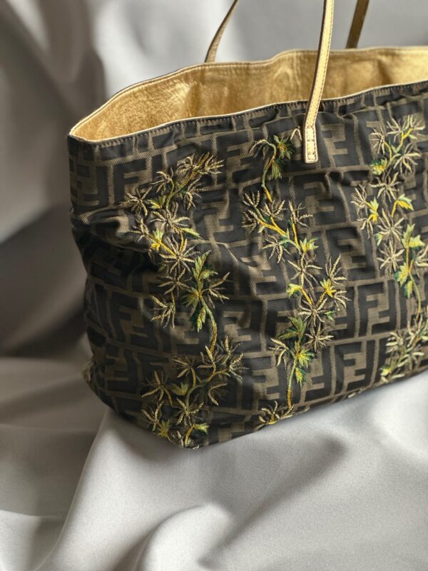 Fendi Vintage Monogram Zucca Roll Bag (2001)