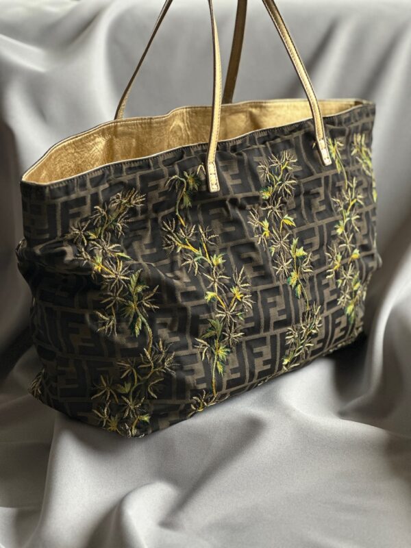 Fendi Vintage Monogram Zucca Roll Bag (2001)