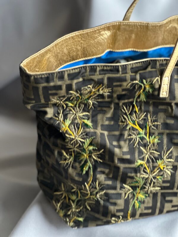 Fendi Vintage Monogram Zucca Roll Bag (2001)