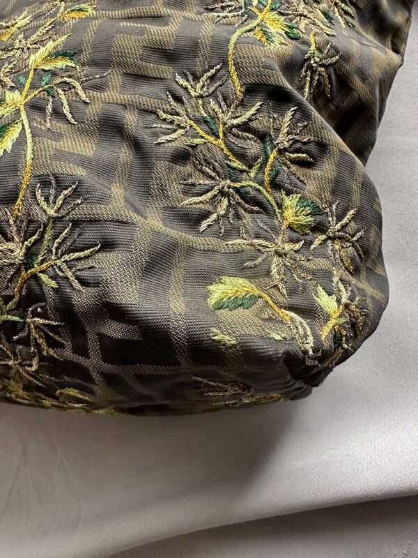 Fendi Vintage Monogram Zucca Roll Bag (2001)