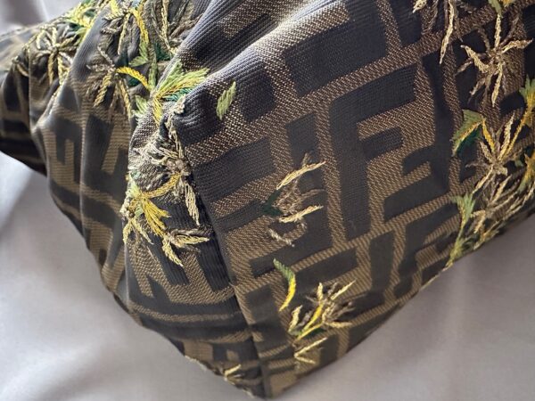 Fendi Vintage Monogram Zucca Roll Bag (2001)