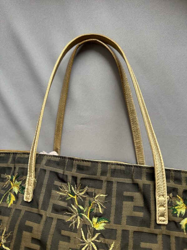 Fendi Vintage Monogram Zucca Roll Bag (2001)
