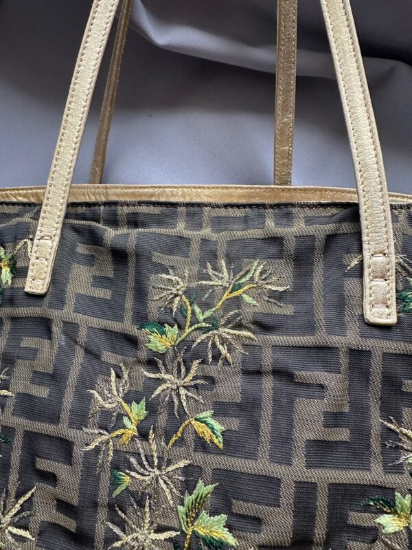 Fendi Vintage Monogram Zucca Roll Bag (2001)