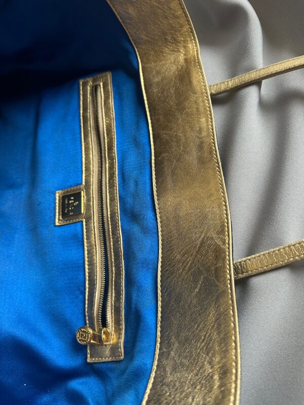Fendi Vintage Monogram Zucca Roll Bag (2001)