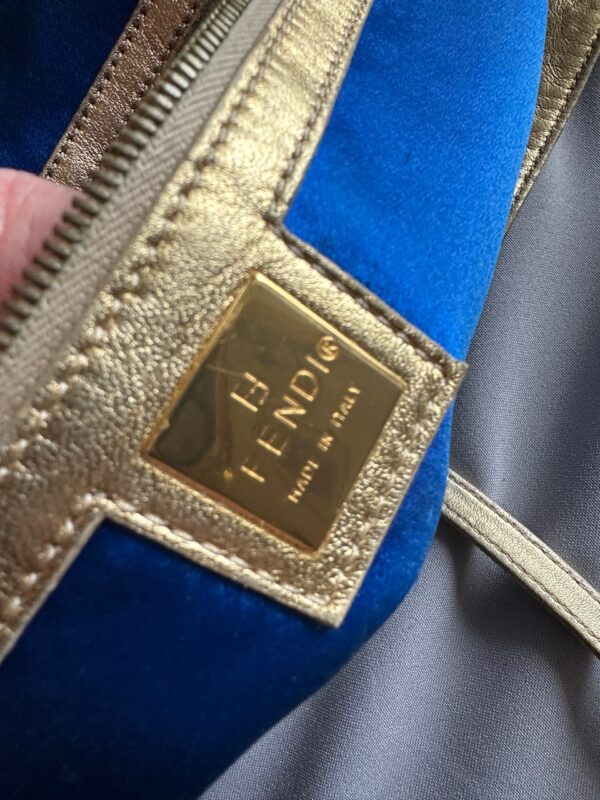 Fendi Vintage Monogram Zucca Roll Bag (2001)