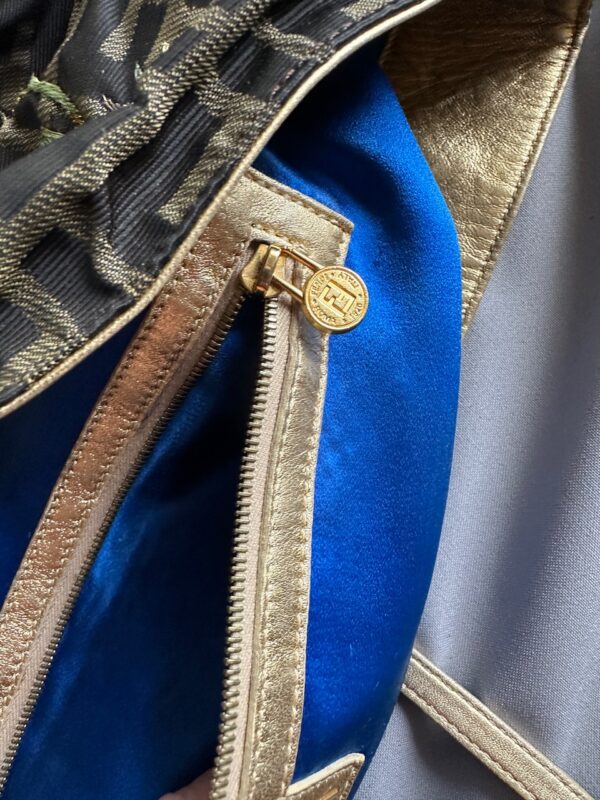 Fendi Vintage Monogram Zucca Roll Bag (2001)