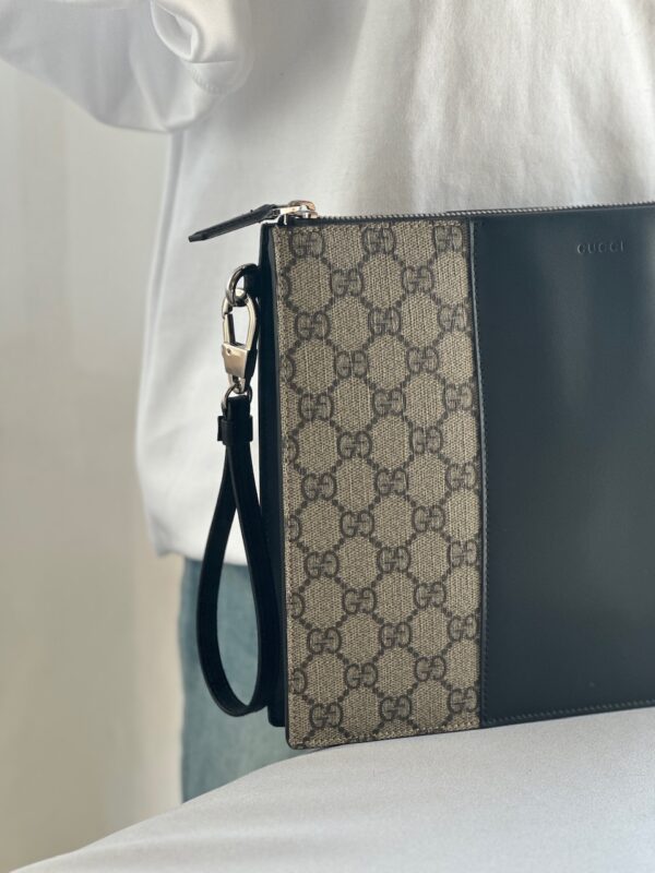 Gucci Supreme Canvas Eden Clutch (2017)