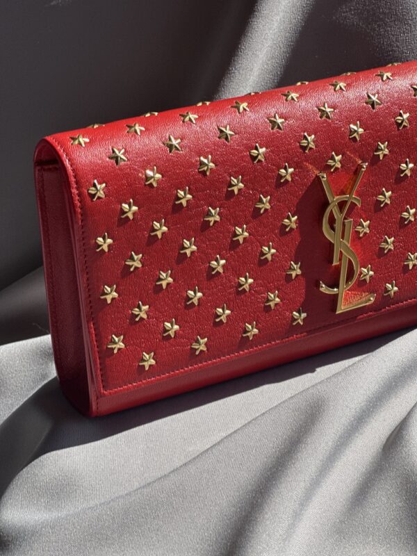 Saint Laurent Red Heart Studs Kate Pochette (2015)