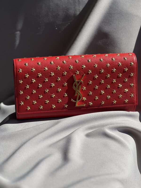 Saint Laurent Red Heart Studs Kate Pochette (2015)