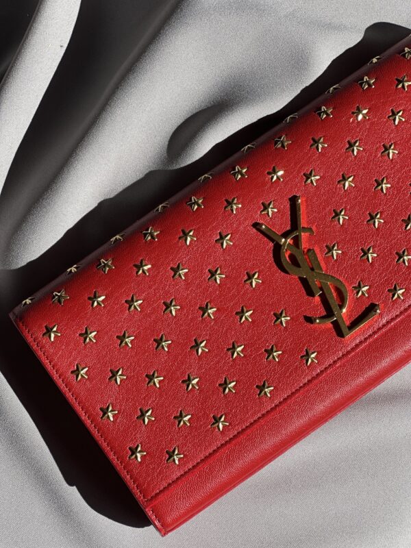 Saint Laurent Red Heart Studs Kate Pochette (2015)
