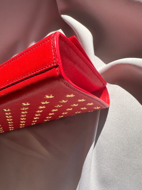 Saint Laurent Red Heart Studs Kate Pochette (2015)