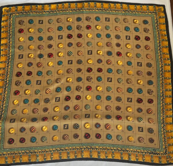 Fendi Buttons Foulard (anni ‘80/90)