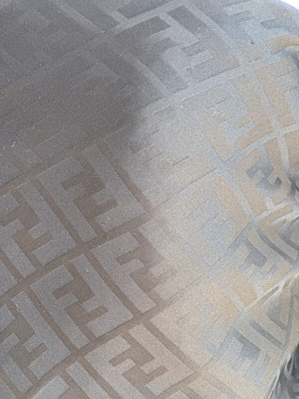 Fendi Black Monogram Zucca Foulard (anni ‘80/90)