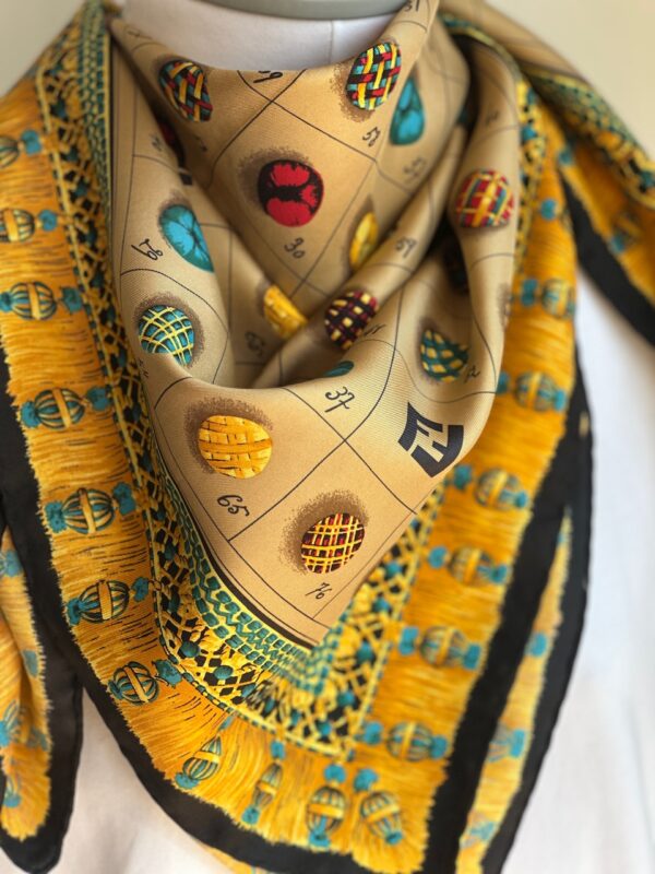 Fendi Buttons Foulard (anni ‘80/90)