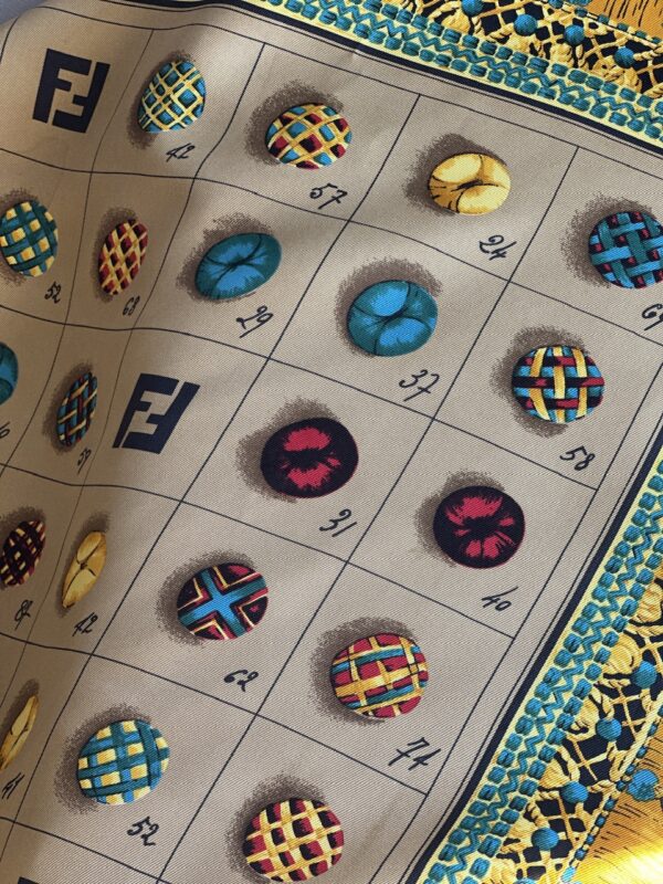 Fendi Buttons Foulard (anni ‘80/90)