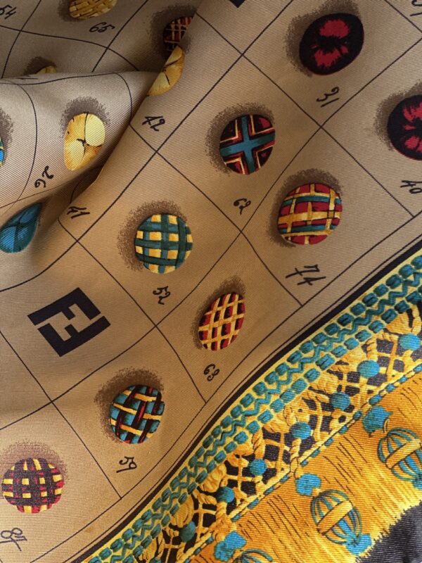 Fendi Buttons Foulard (anni ‘80/90)