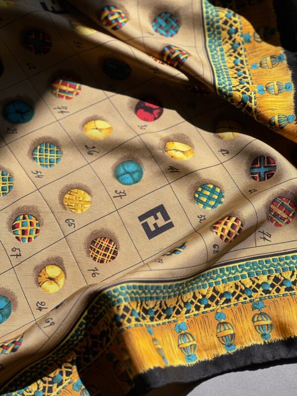 Fendi Buttons Foulard (anni ‘80/90)
