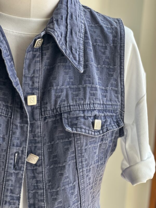 Fendi Vintage Denim Gilet  (anni ‘90))