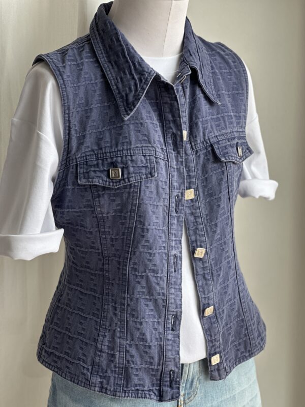 Fendi Vintage Denim Gilet  (anni ‘90))