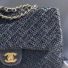 Chanel Medium Timeless Bag in Raffia Blu (2013-2014)