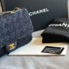 Chanel Medium Timeless Bag in Raffia Blu (2013-2014)