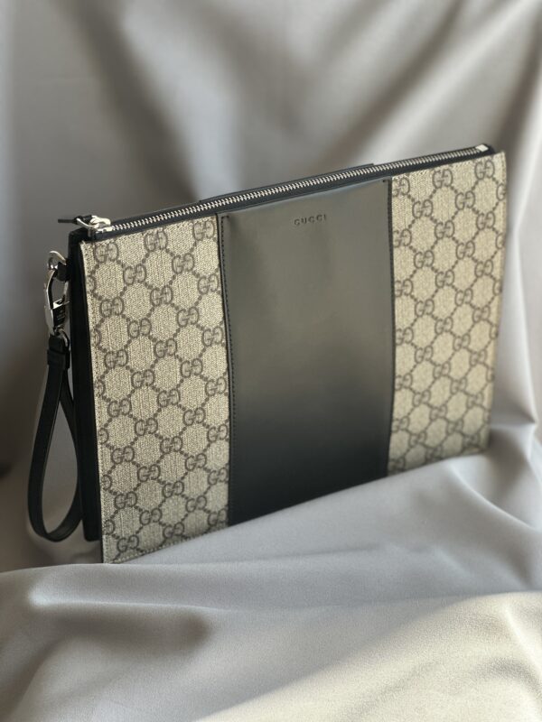 Gucci Supreme Canvas Eden Clutch (2017)