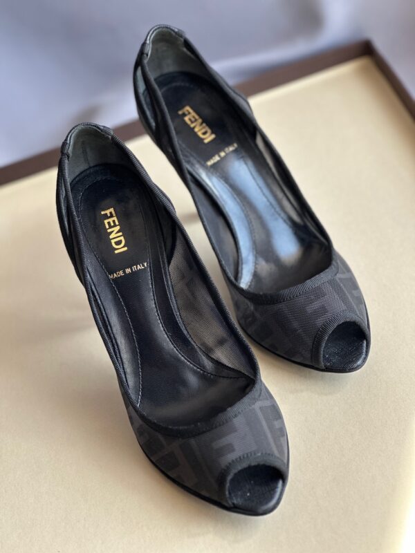 Fendi Monogram Open Toe