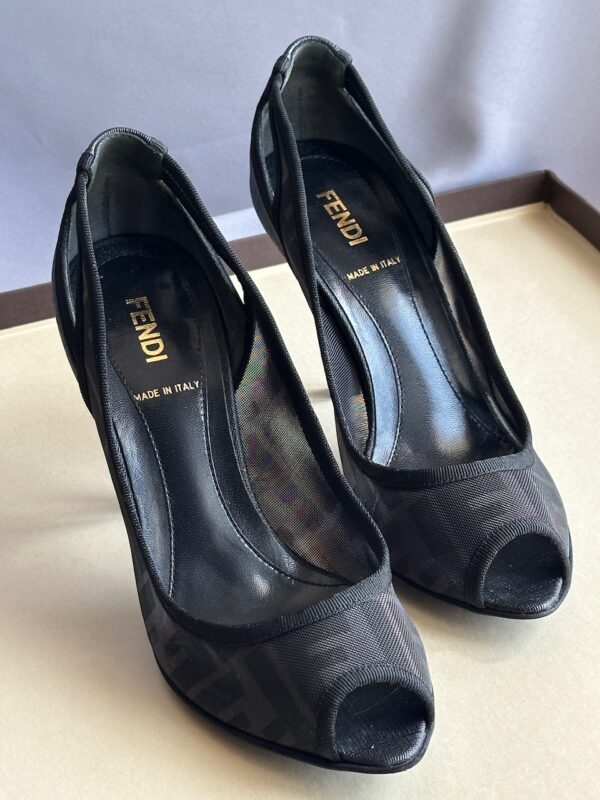 Fendi Monogram Open Toe