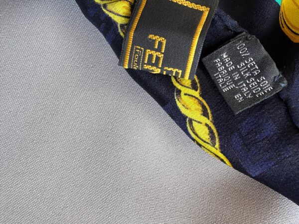 Fendi “La Pasta” Silk Foulard (anni ‘90)
