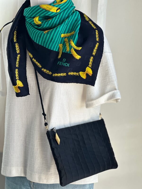 Fendi “La Pasta” Silk Foulard (anni ‘90)