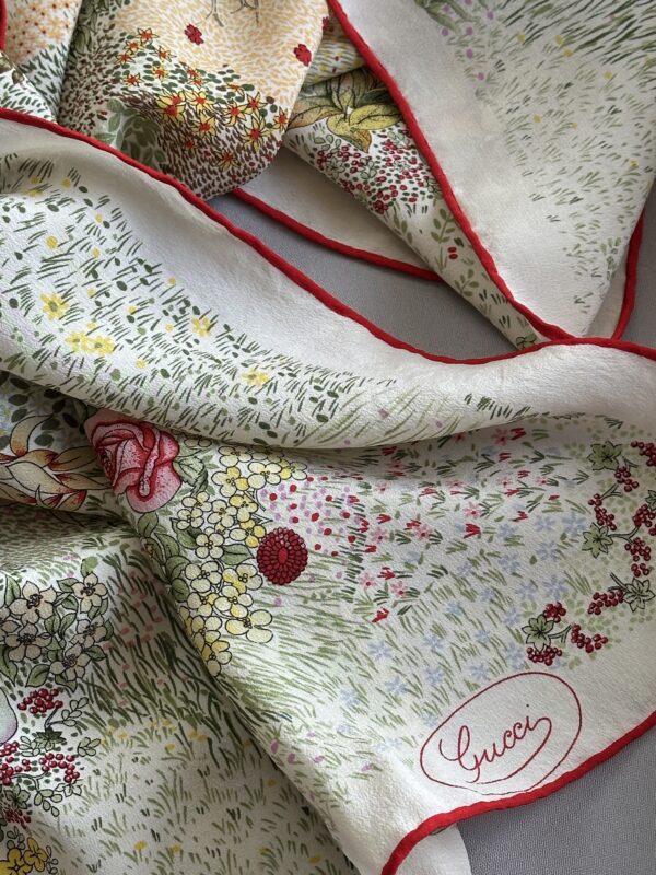 Gucci Flora Silk Foulard (1980)