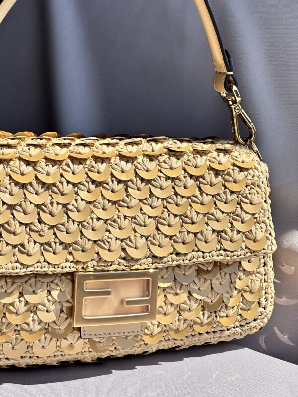 Fendi Rafia&Paillettes Baguette (2024)