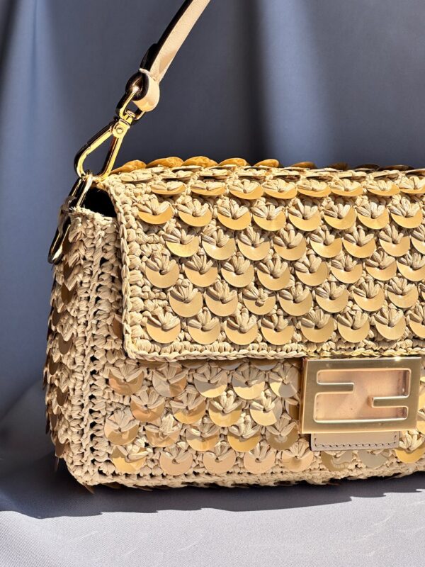 Fendi Rafia&Paillettes Baguette (2024)