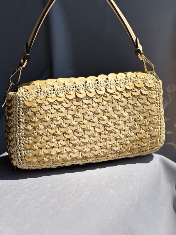 Fendi Rafia&Paillettes Baguette (2024)