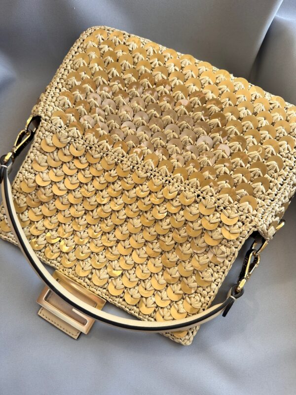 Fendi Rafia&Paillettes Baguette (2024)