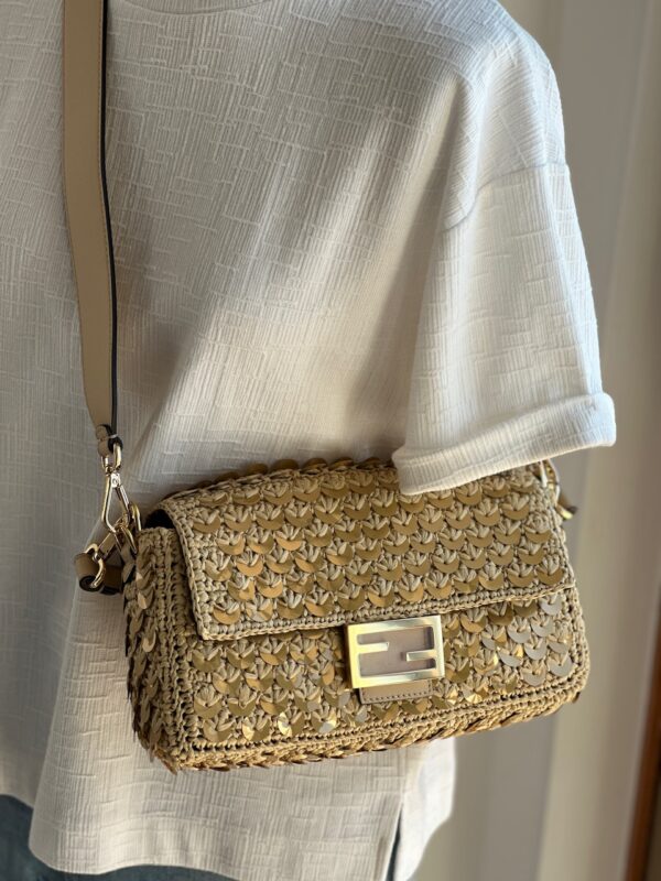 Fendi Rafia&Paillettes Baguette (2024)
