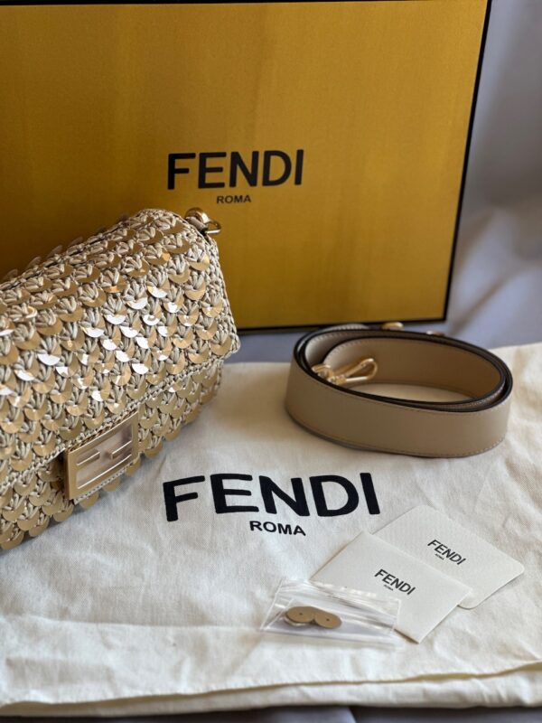 Fendi Rafia&Paillettes Baguette (2024)
