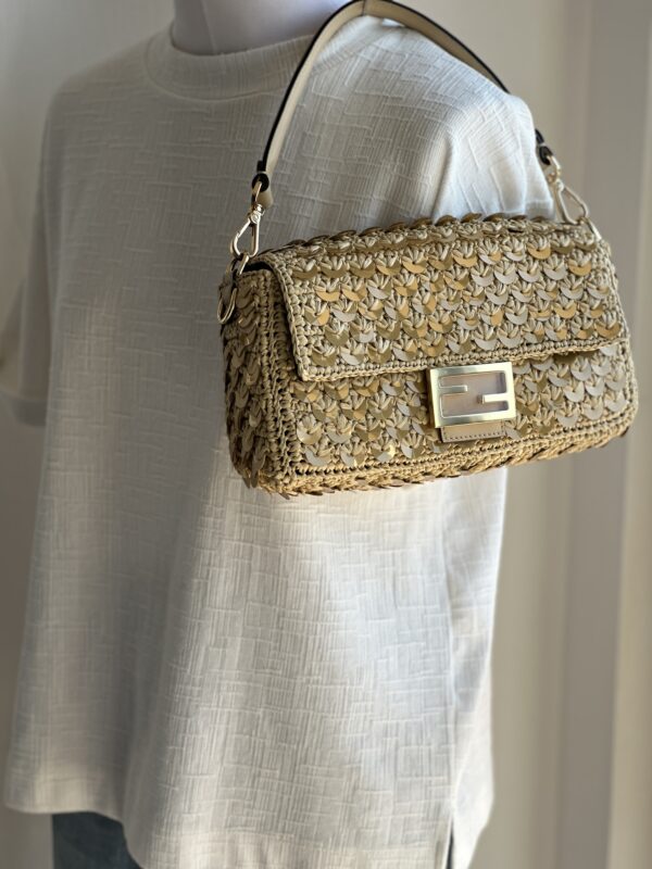 Fendi Rafia&Paillettes Baguette (2024)