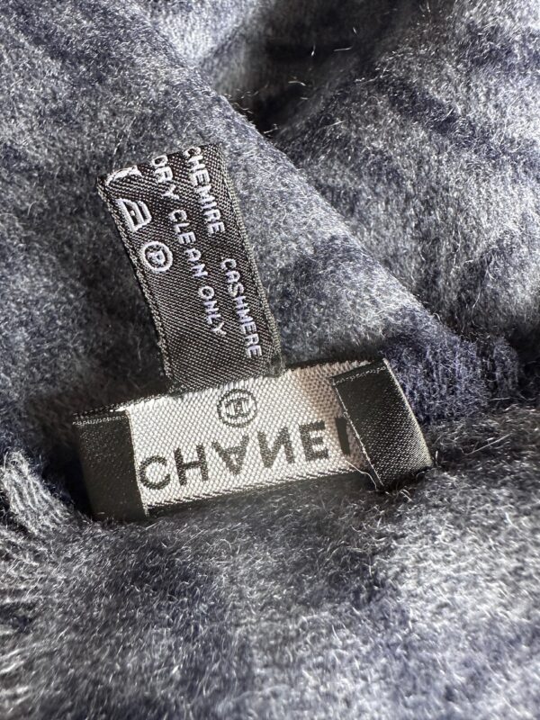 Chanel Plaid/Maxi Stola in 100% Cachemire