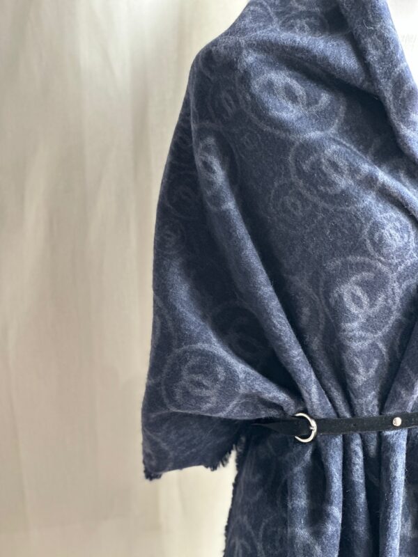 Chanel Plaid/Maxi Stola in 100% Cachemire