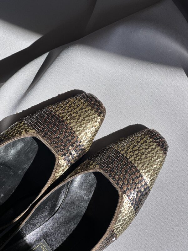 Fendi Pequin Vintage Décolleté (anni ‘80/‘90)