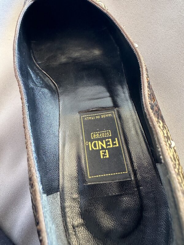 Fendi Pequin Vintage Décolleté (anni ‘80/‘90)