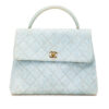 Chanel Denim Kelly Top Handle Bag (1996/1997)
