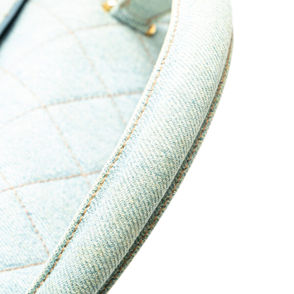 Chanel Denim Kelly Top Handle Bag (1996/1997)
