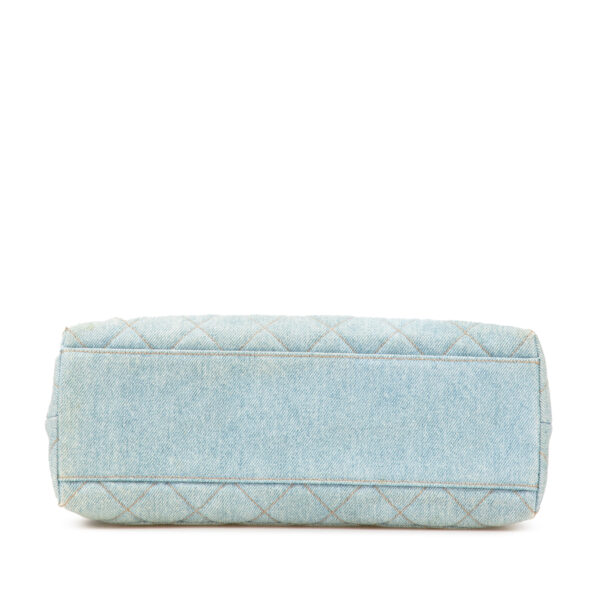 Chanel Denim Kelly Top Handle Bag (1996/1997)