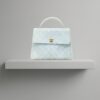 Chanel Denim Kelly Top Handle Bag (1996/1997)